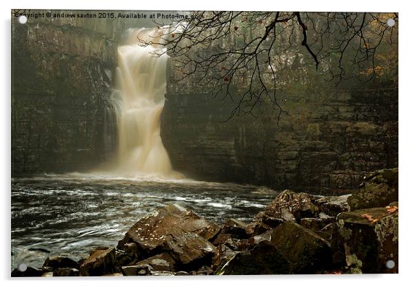  WATER FORCE Acrylic by andrew saxton