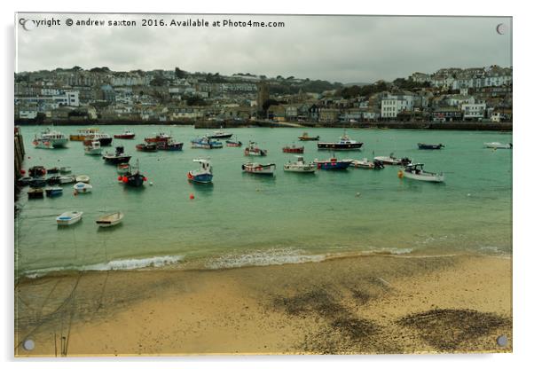ST IVES Acrylic by andrew saxton