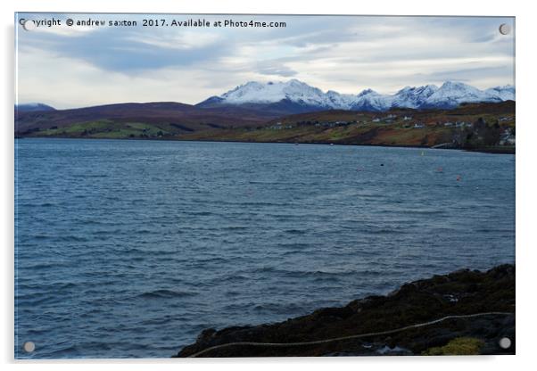 LOOKS COLD ON TOP Acrylic by andrew saxton