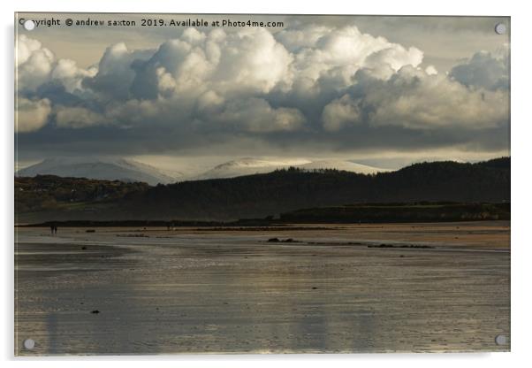 SNOWDONIA CLOUDS Acrylic by andrew saxton