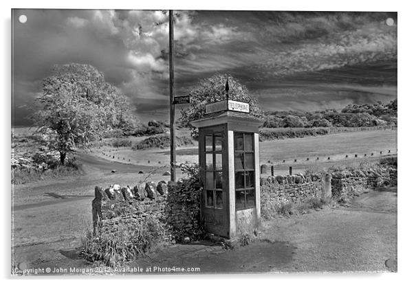 Telephone box. Acrylic by John Morgan