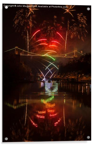  Brunels Bridge Bristol. Acrylic by John Morgan