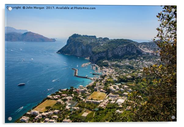 Marina Grande, Capri. Acrylic by John Morgan