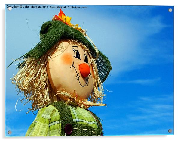 Scarecrow. Acrylic by John Morgan