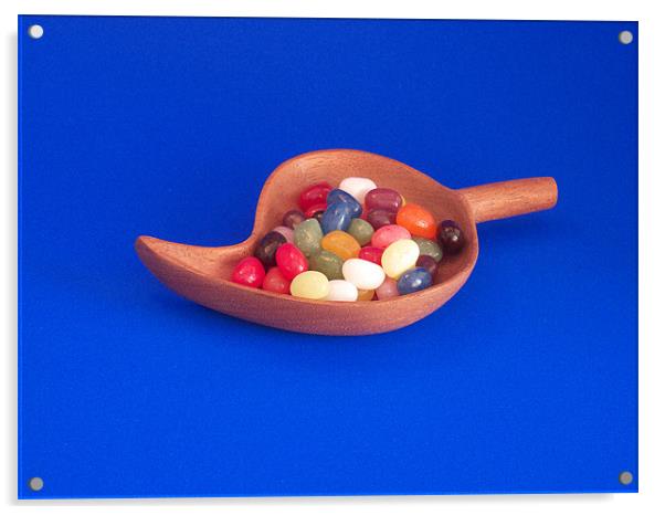 Jelly Beans in Bowl Acrylic by Robert Gipson