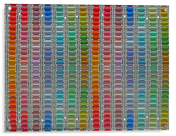 Binary Colours Acrylic by Robert Gipson