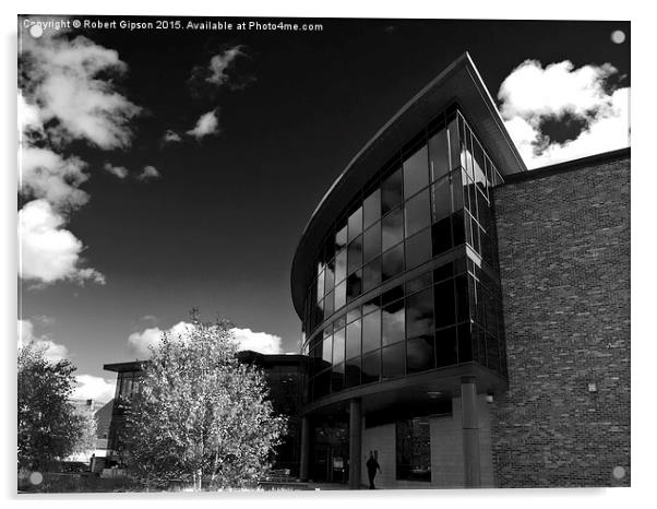  St Johns Collage in York, Yorkshire. Acrylic by Robert Gipson