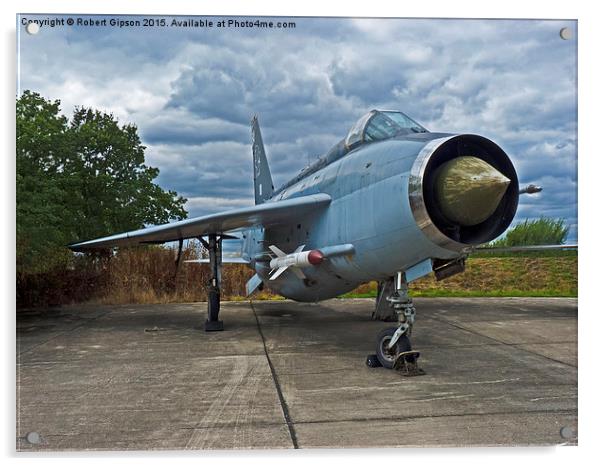   English Electric Lightning jet aircraft F6 XS903 Acrylic by Robert Gipson