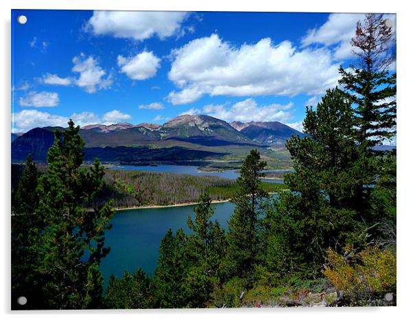 Ten Mile Range Acrylic by Diane Hovey