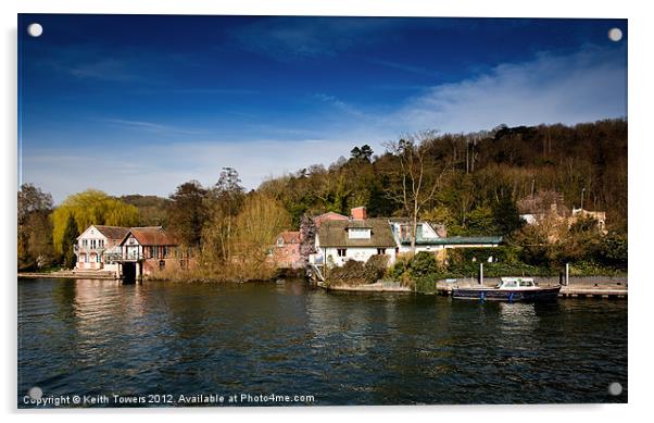 Henley-on-Thames Canvas Prints Acrylic by Keith Towers Canvases & Prints