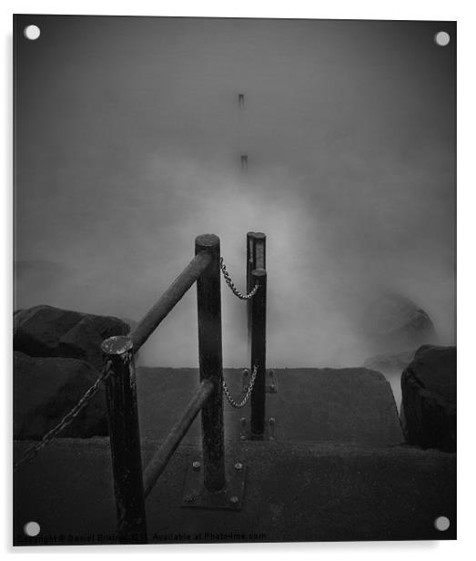 Into the mist Acrylic by Daniel Bristow