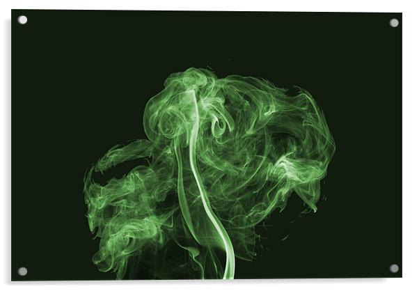 Explosive Green Acrylic by Steve Purnell