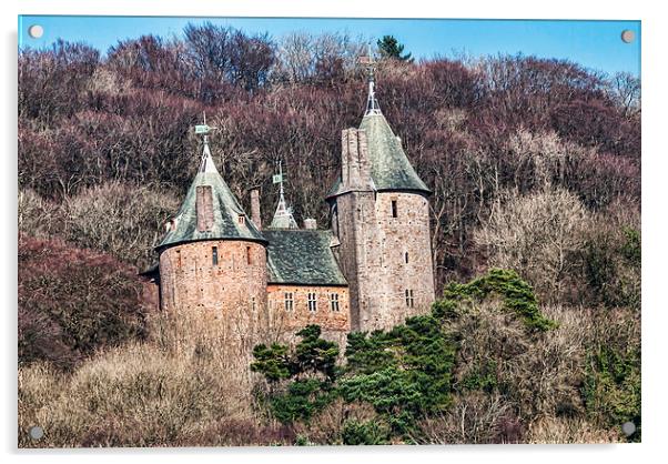Enchanting Castell Coch Acrylic by Steve Purnell