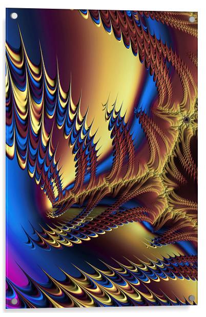 Spikes Acrylic by Steve Purnell