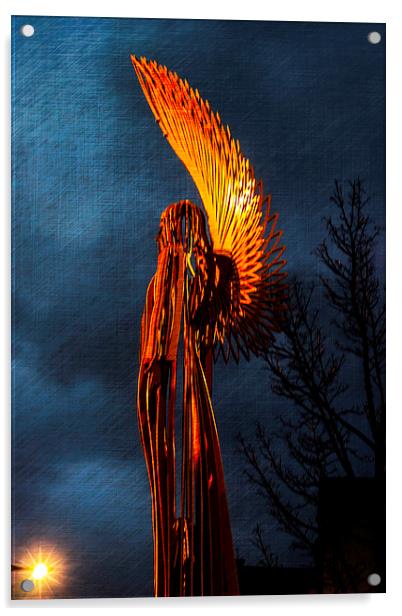 Angel Of The Morning Textured Acrylic by Steve Purnell