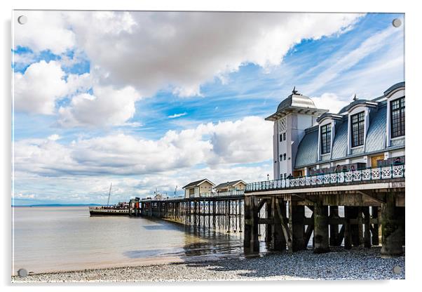 Waverley Along The Pier Acrylic by Steve Purnell