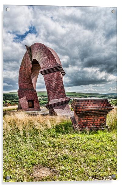 The Twisted Chimney 2 Acrylic by Steve Purnell