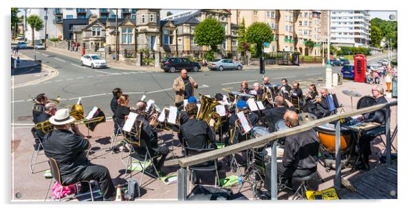 Brass Band Panorama Acrylic by Steve Purnell