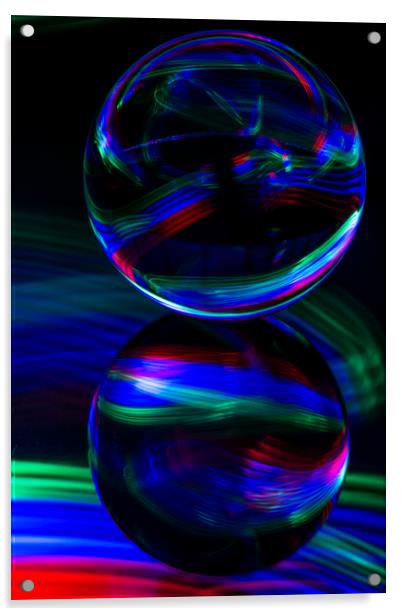 The Light Painter 15 Acrylic by Steve Purnell