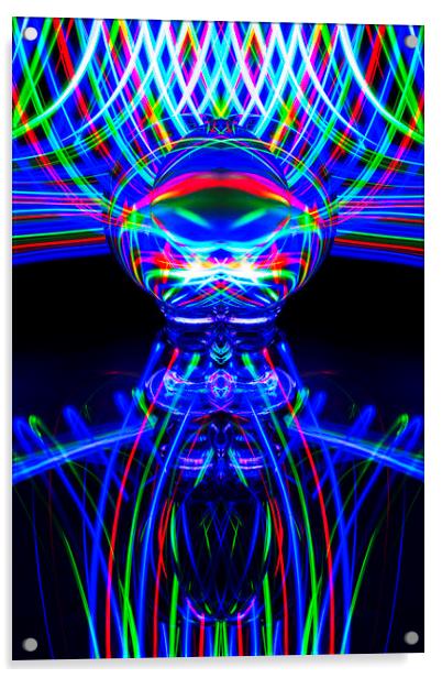 The Light Painter 54 Acrylic by Steve Purnell