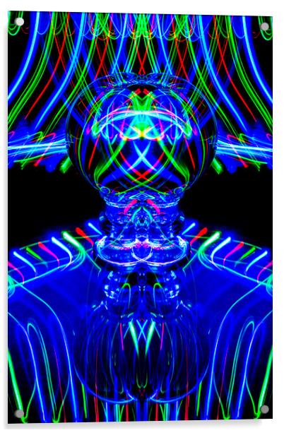 The Light Painter 59 Acrylic by Steve Purnell