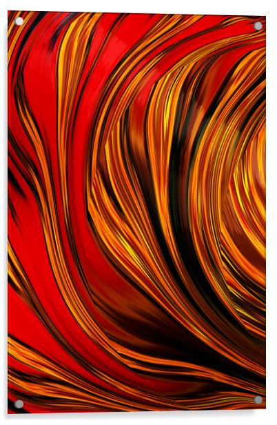 Firestorm Acrylic by Steve Purnell