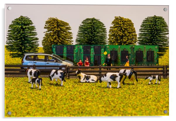 A Trip Down Memory Lane Acrylic by Steve Purnell