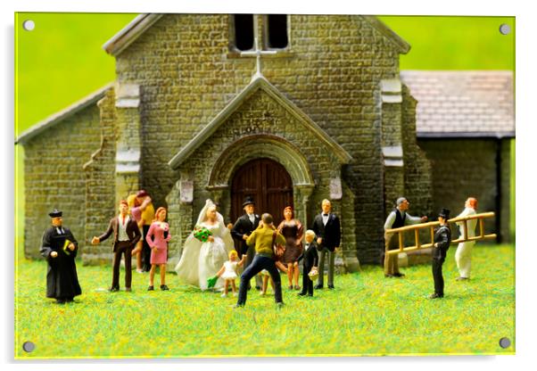 The Wedding Day 2 Acrylic by Steve Purnell