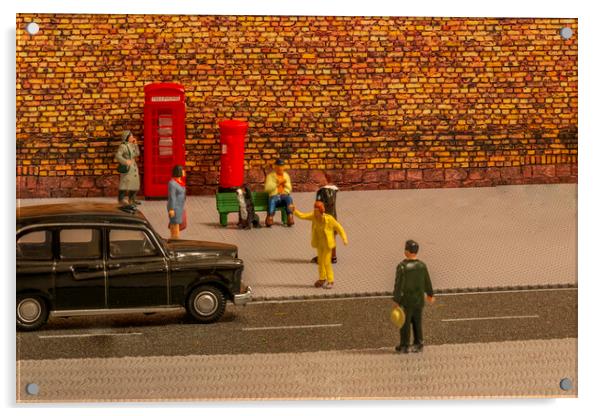 Taxi Acrylic by Steve Purnell