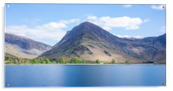 Fleetwith Pike at Buttermere Acrylic by Roger Green