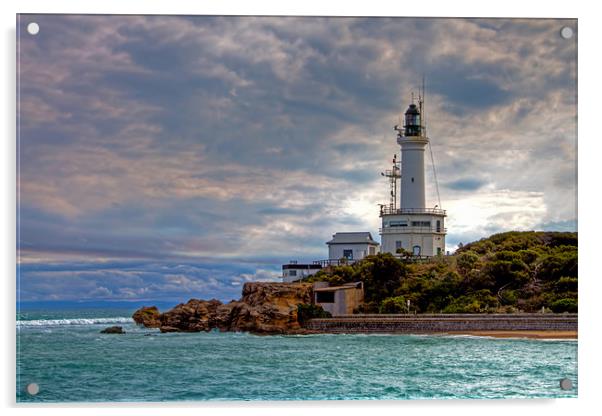 Point Lonsdale Lighthouse Acrylic by Roger Green