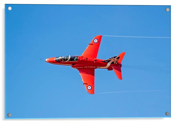 Red Arrows Acrylic by Roger Green