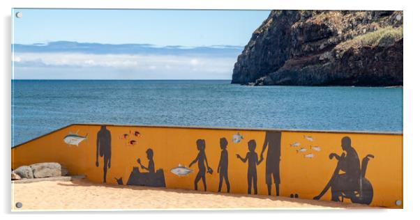 Mural in Madeira Acrylic by Roger Green