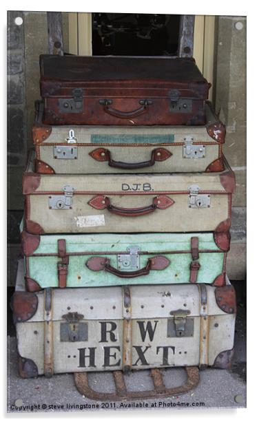 all packed.. ready to go Acrylic by steve livingstone
