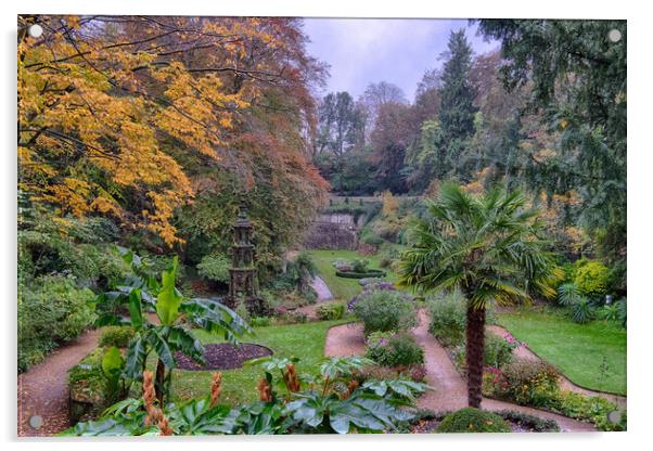 Norwich's Autumnal Secret Garden Acrylic by Rus Ki