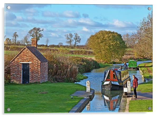 Entering the Lock Acrylic by Richard Thomas