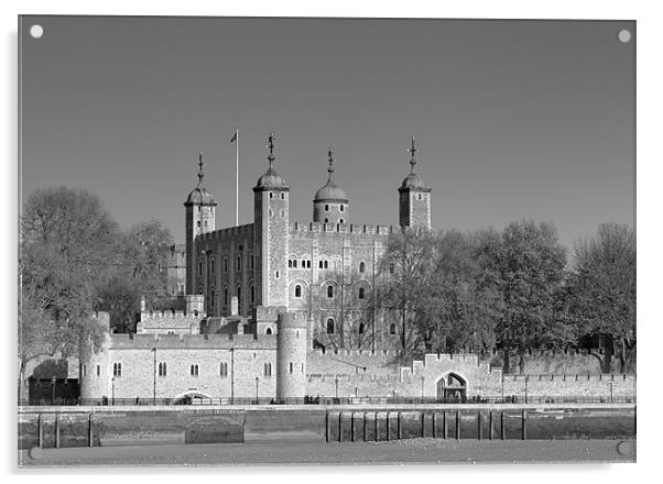 Tower of London Acrylic by Richard Thomas