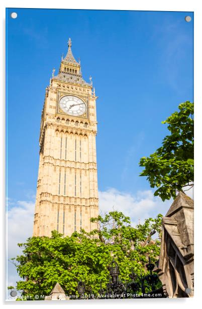 Big Ben, London Acrylic by Martyn Williams