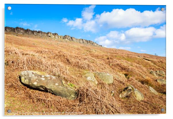 Stanage Edge Acrylic by Martyn Williams