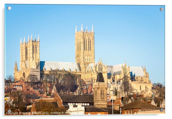 Lincoln Cathedral Acrylic by Martyn Williams