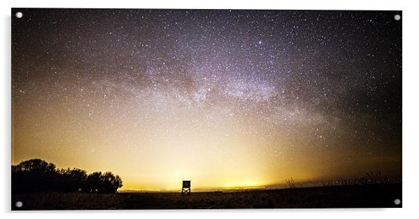 Bradwell Milky Way Acrylic by jordan whipps
