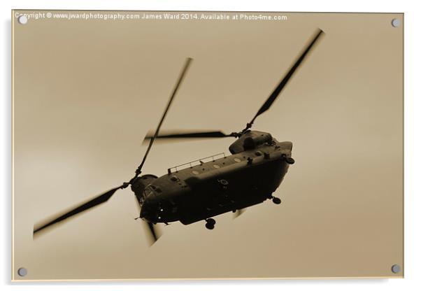  CH-47 Chinnok Acrylic by James Ward
