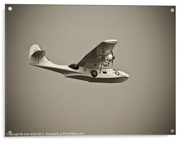 PBY Catalina Acrylic by John Ellis