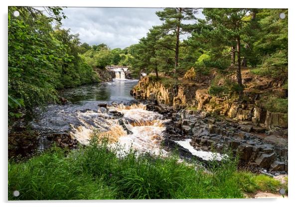 Low Force Upper Teesdale Acrylic by John Ellis