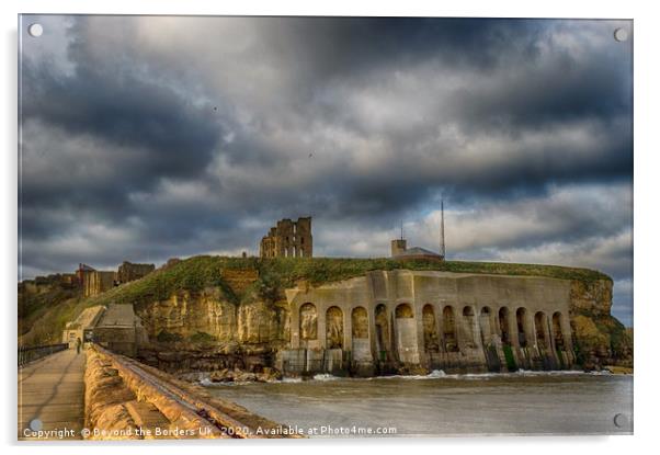 Tynemouth Priory Acrylic by John Ellis