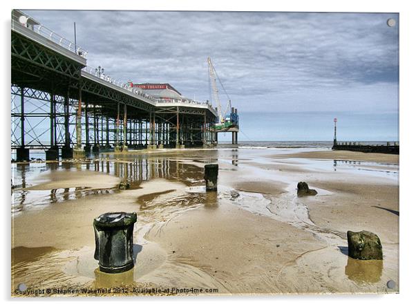 Cromer pier aspect Acrylic by Stephen Wakefield