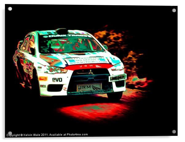 Mitsubishi Evo X Acrylic by Kelvin Futcher 2D Photography