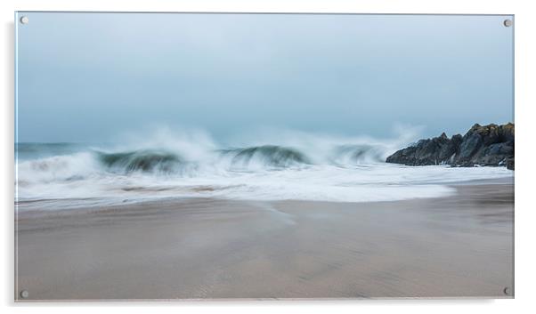  Riding the Waves Acrylic by Kieran Brimson