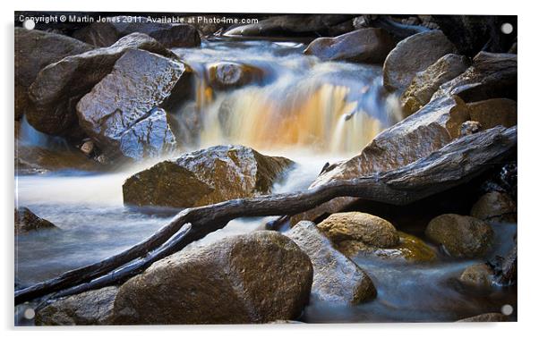 Moorland Stream Acrylic by K7 Photography