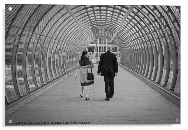 Walking the Tube Acrylic by K7 Photography